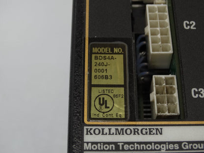 KOLLMORGEN BDS4A-240J-001/606B3 Amplifier with 240W Power, High-Quality Sound Output and 4 Ohm Compatible - KOLLMORGEN