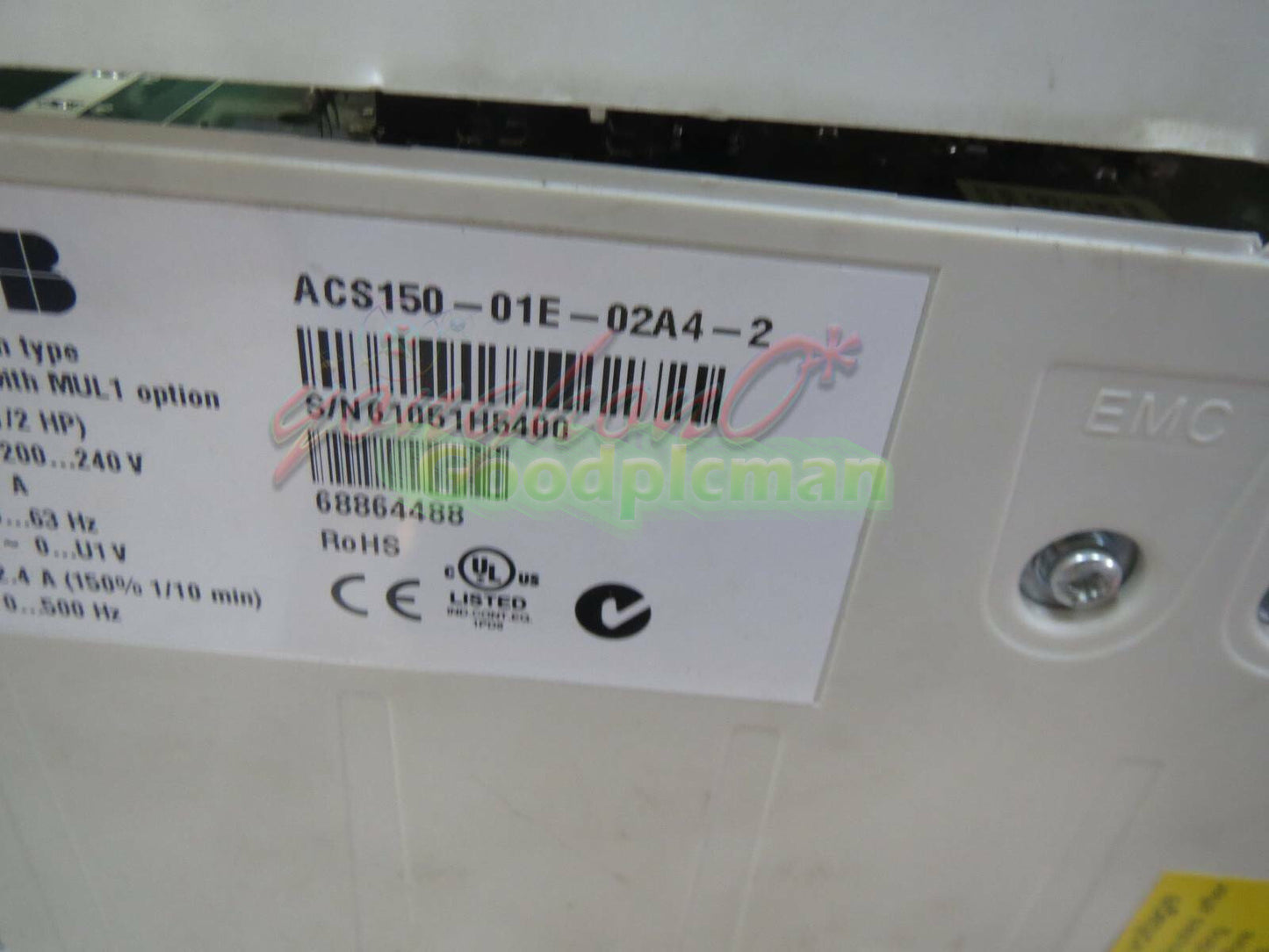 ONE ABB Inverter ACS150-01E-02A4-2 220V 0.37KW