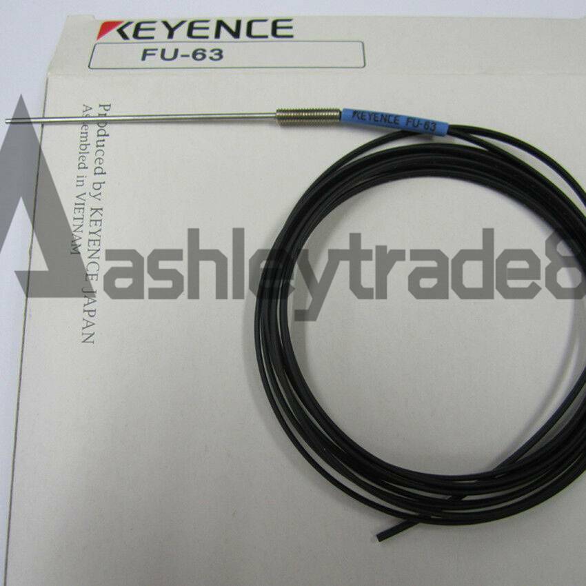 new  In Box KEYENCE FU-63Z Fiber Optic Sensor FU63Z Cable