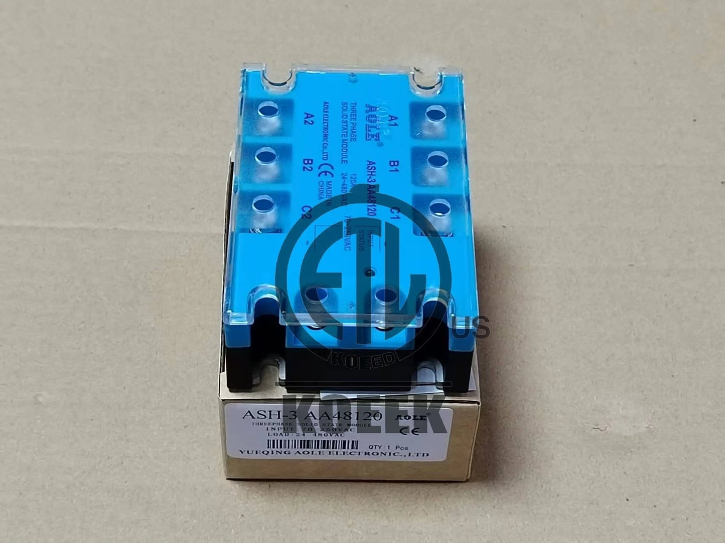 TSR-120AA-H three-phase solid state relay 120A AC control AC ASH-3 AA48120