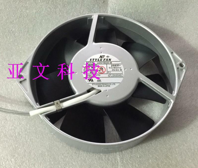 1pcs STYLE FAN US15D20-M 200V 33 / 30W iron leaf high temperature fan