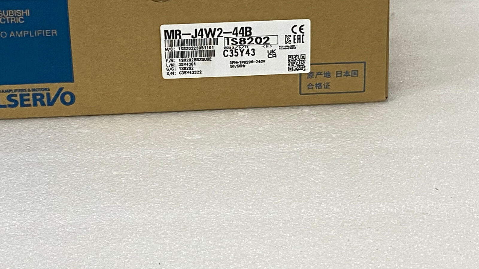 MITSUBISHI SERVO Drive MR-J4W2-44B – 24-Hour Shipping - MITSUBISHI