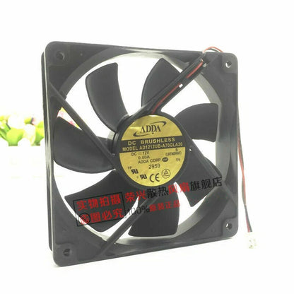 ADDA AD1212UB-A70GLA20 12025 12V 0.50A 12CM 2-wire cooling fan