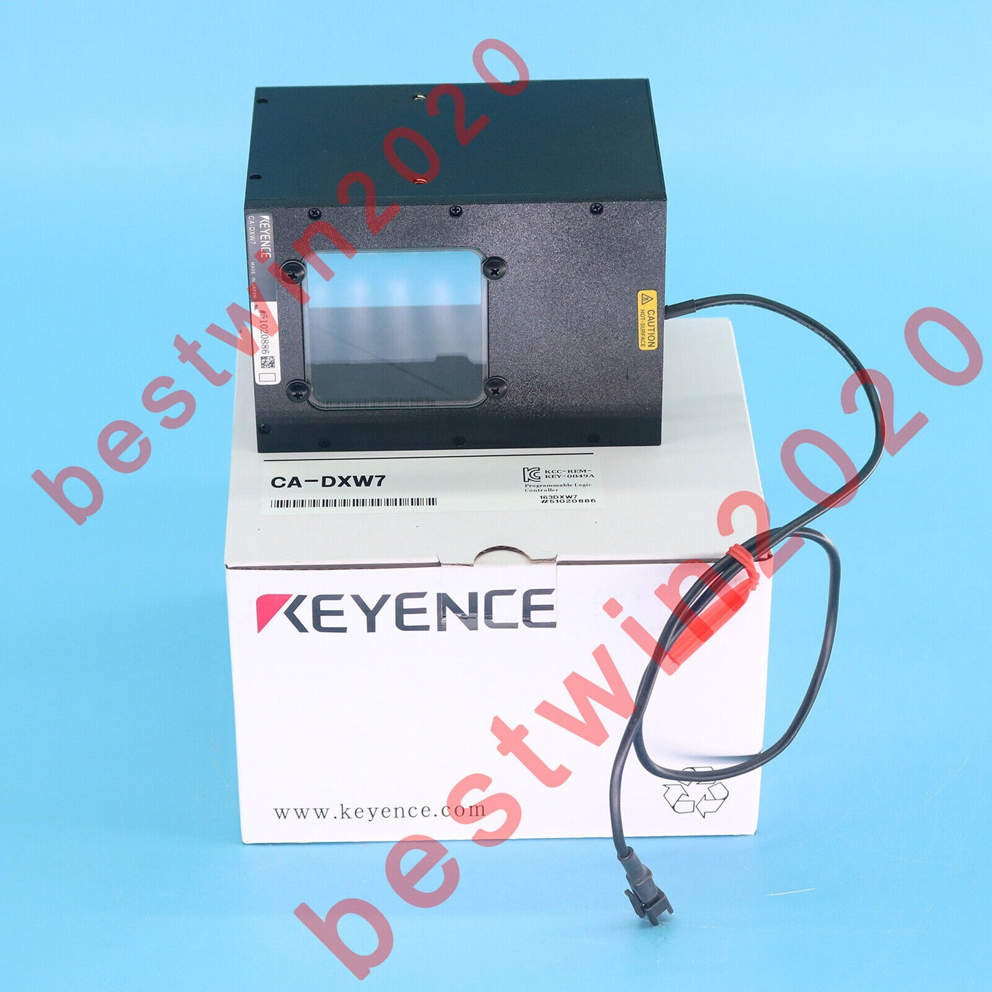new keyence Coaxial light source sensor CA-DXW7 one Year - KEYENCE