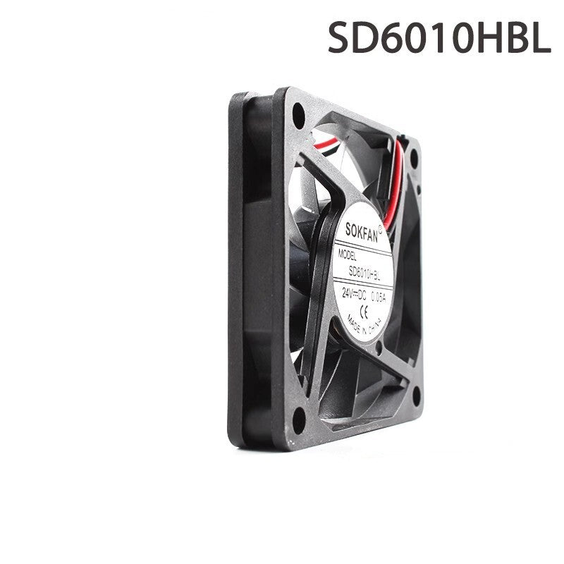 SOKFAN SD6010HBL 6010 24V 0.05A 2-wire cabinet axial heat dissipation fan