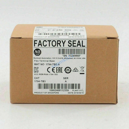 Allen-Bradley 1794-TB3 Flex Terminal Base Module Factory Sealed New - ALLEN-BRADLEY