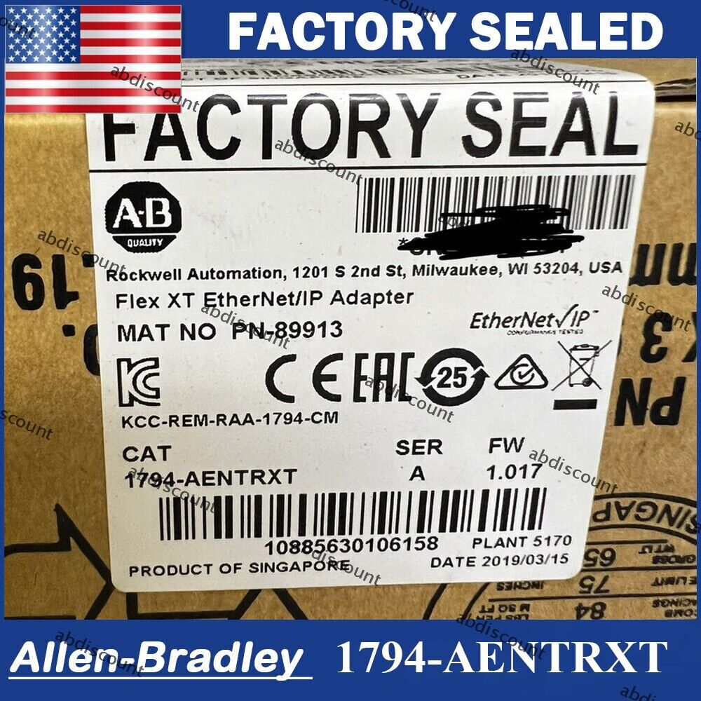 Allen Bradley 1794-AENTRXT Ser A Flexlogix EtherNet IP Adapter - ALLEN BRADLEY