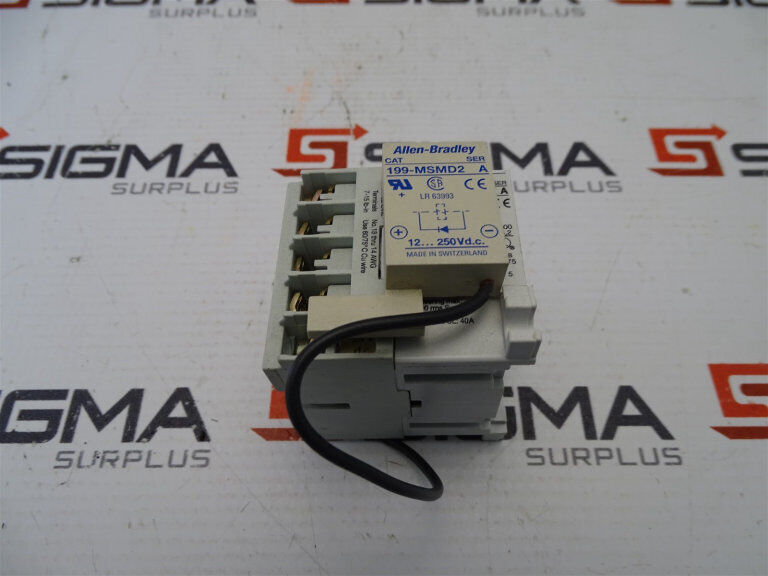 Allen Bradley 100-M09NZ243 Contactor, Series A, 3-Contact 120V AC - ALLEN BRADLEY