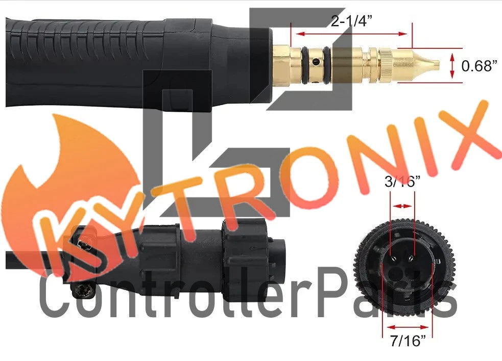 Heavy Duty Mig Gun 250A 10' fits Miller M25 Millermatic 200 210 212 250 251 252