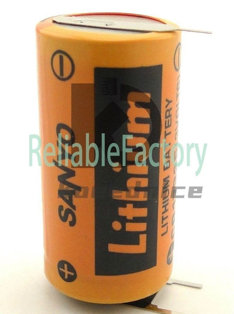2pcs CR17335 3V PLC Battery 3P tabs to Repair Saab Cell Pin Type +2P-1P