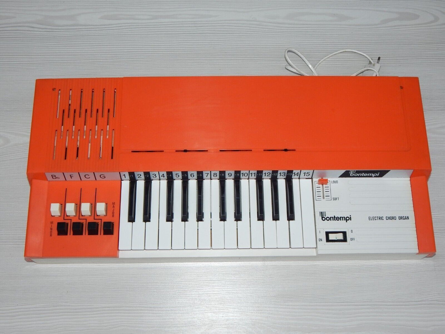 used Electric Chord Organ BONTEMPI B104 Keys Vintage - BONTEMPI