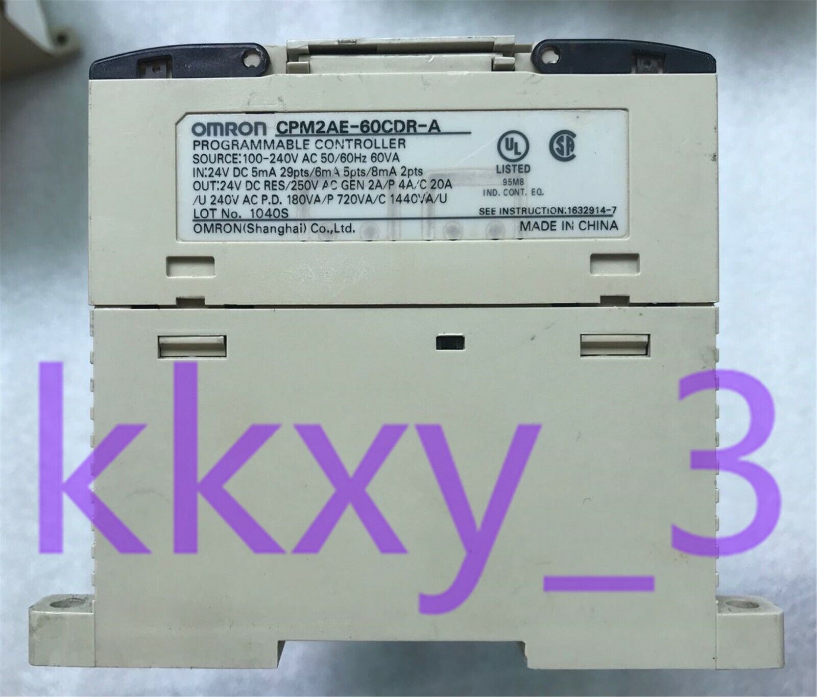Used Omron CPM2AE-60CDR Programmable Controller - OMRON