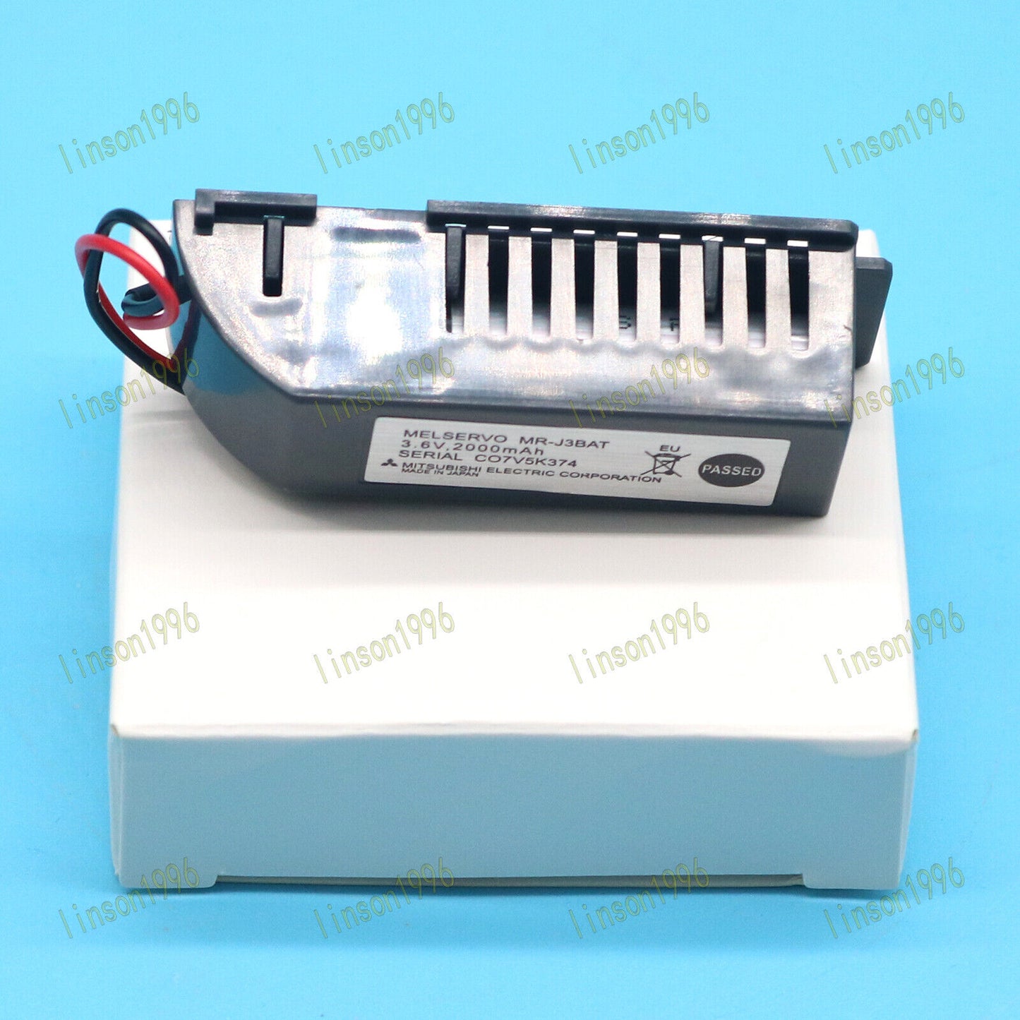 20PC MR-J3BAT 3.6V 2000mAh PLC Battery With Plug - KOEED