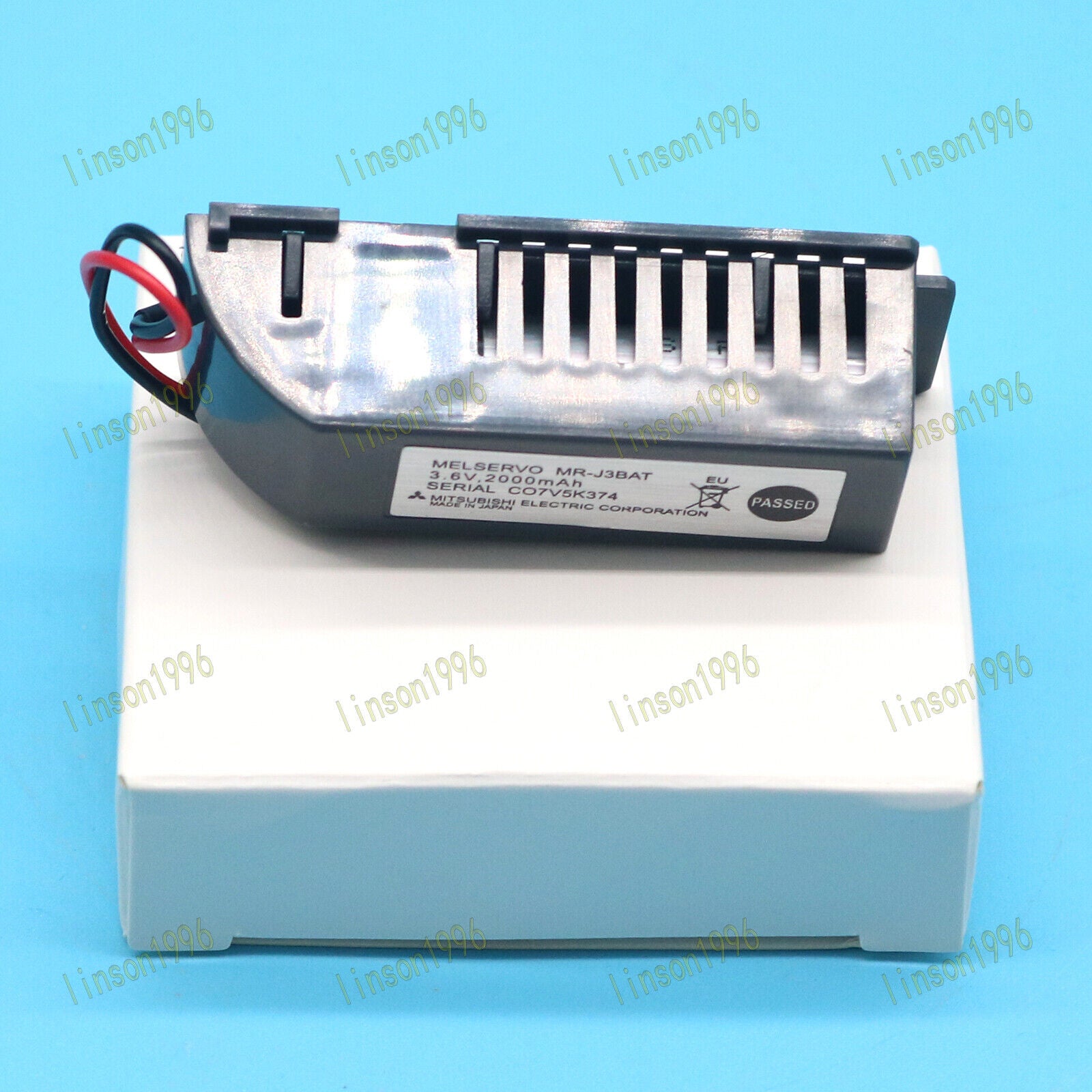 20PC MR-J3BAT 3.6V 2000mAh PLC Battery With Plug - KOEED