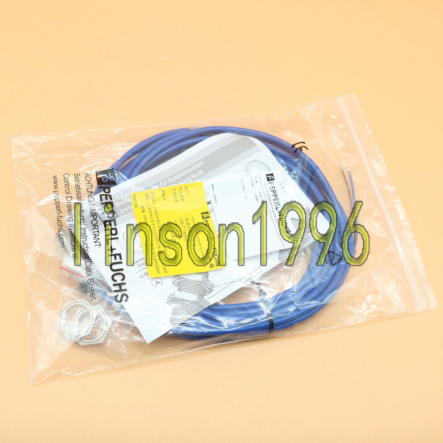 PEPPERL+FUCHS P+F NJ5-18GM-N-5M Switch Proximity Sensor - PEPPERL+FUCHS