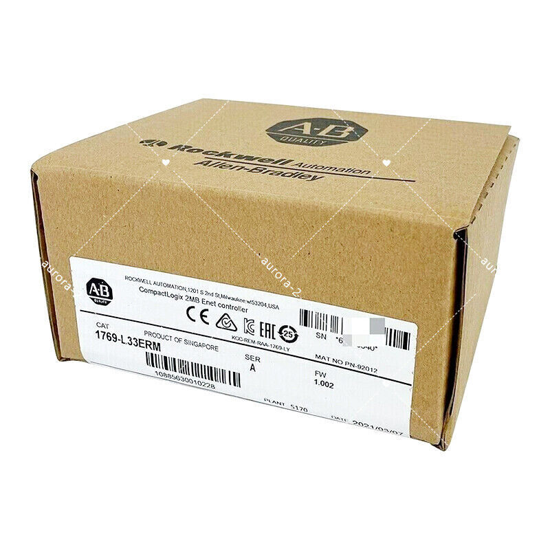AB 1769-L33ERM New For Allen-Bradley 2 MB Motion Controller 1769L33ERM by Allen-Bradley - ALLEN-BRADLEY