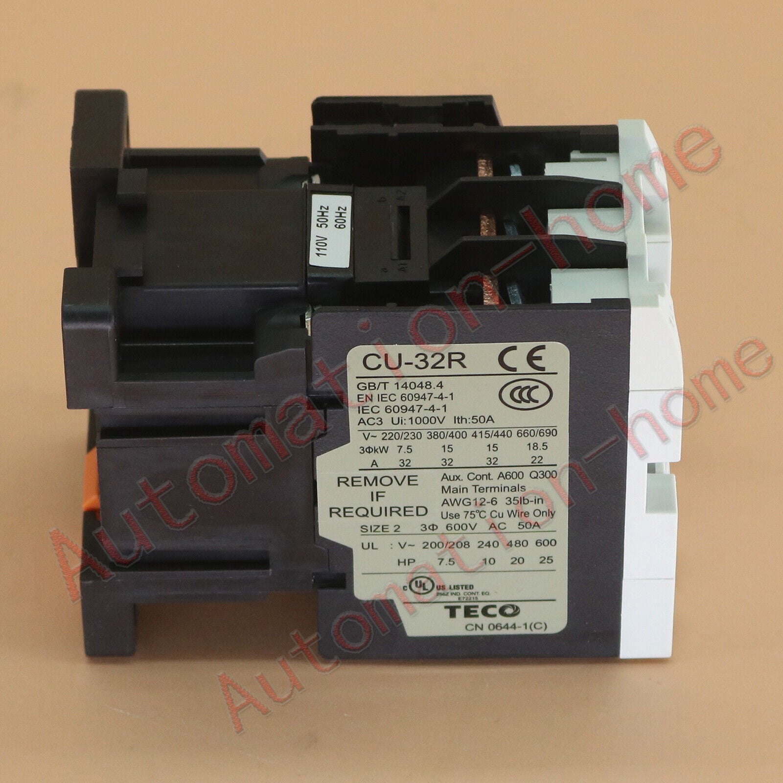 new 1PC  CU-32R 110V CU 32R TECO magnetic contactor In