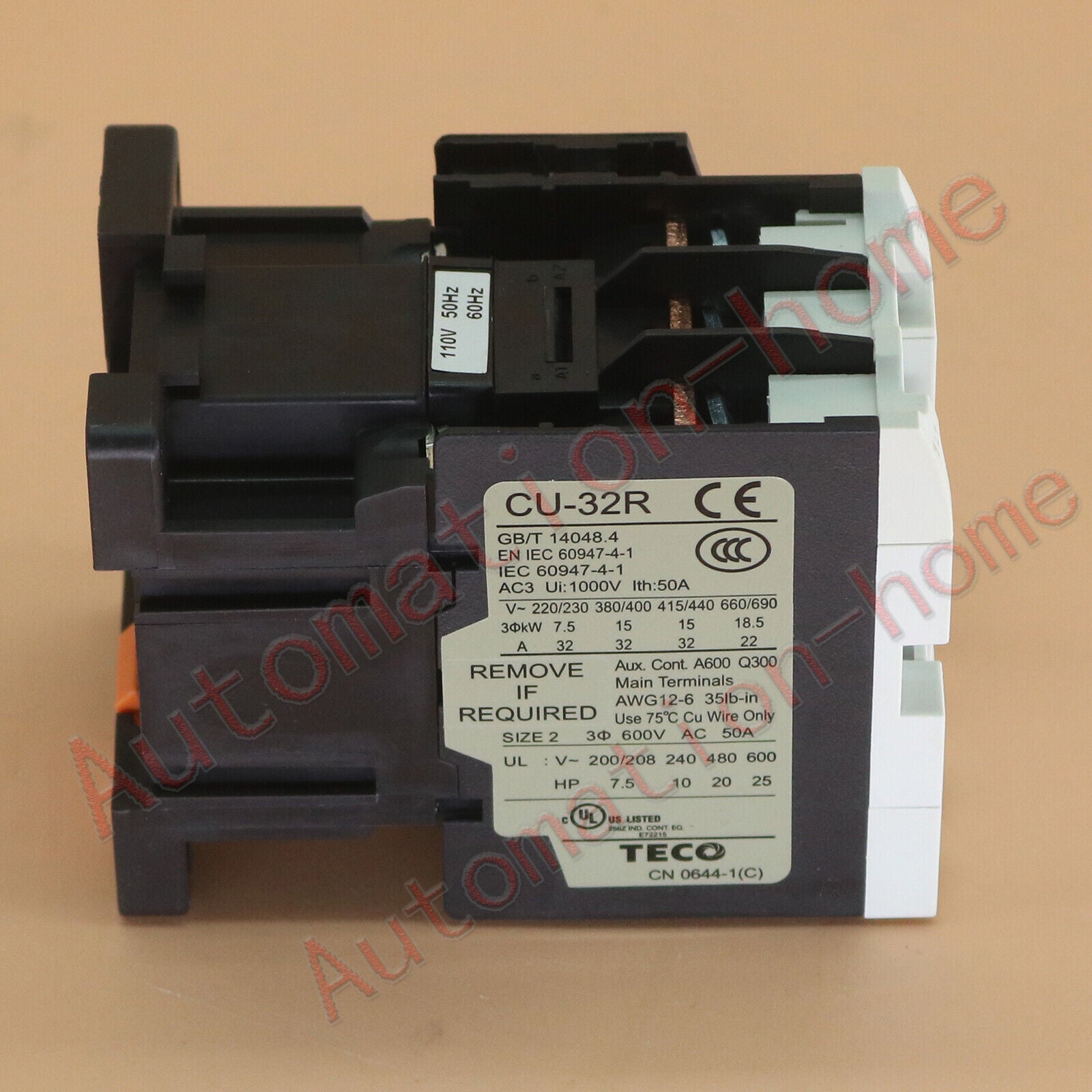 new 1PC CU-32R 110V CU 32R TECO magnetic contactor In - TECO