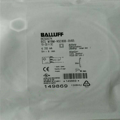 ONE BALLUFF Proximity Switch BES M18MI-NSC80B-BV05 - BALLUFF
