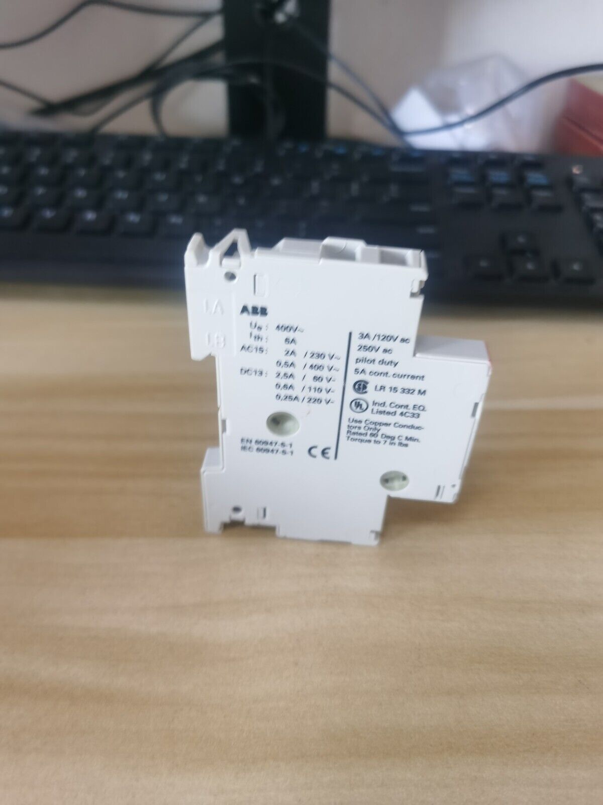 ABB HK-11 Auxiliary Contact 1SAM101901R0001 1NO+1NC - ABB