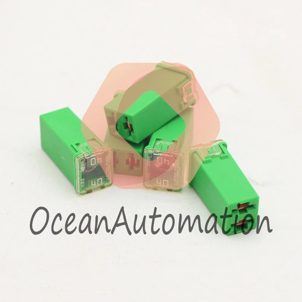 0495040 Littelfuse 495 Square Car Fuse 40A 32V JCASE Cartridge Fuse 5PCS US