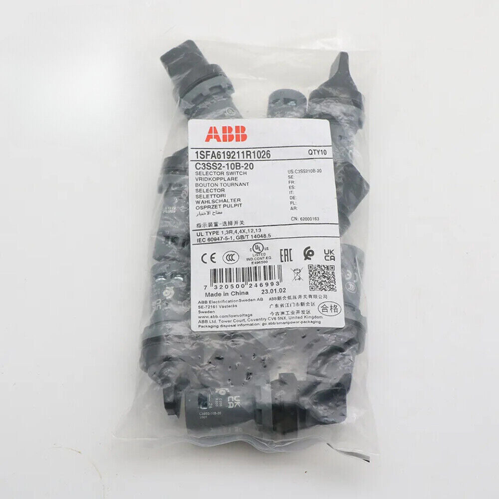 10PCS/pack ABB C3SS2-10B-20 C3SS210B20 Pushbotton switches 1SFA619211R1026