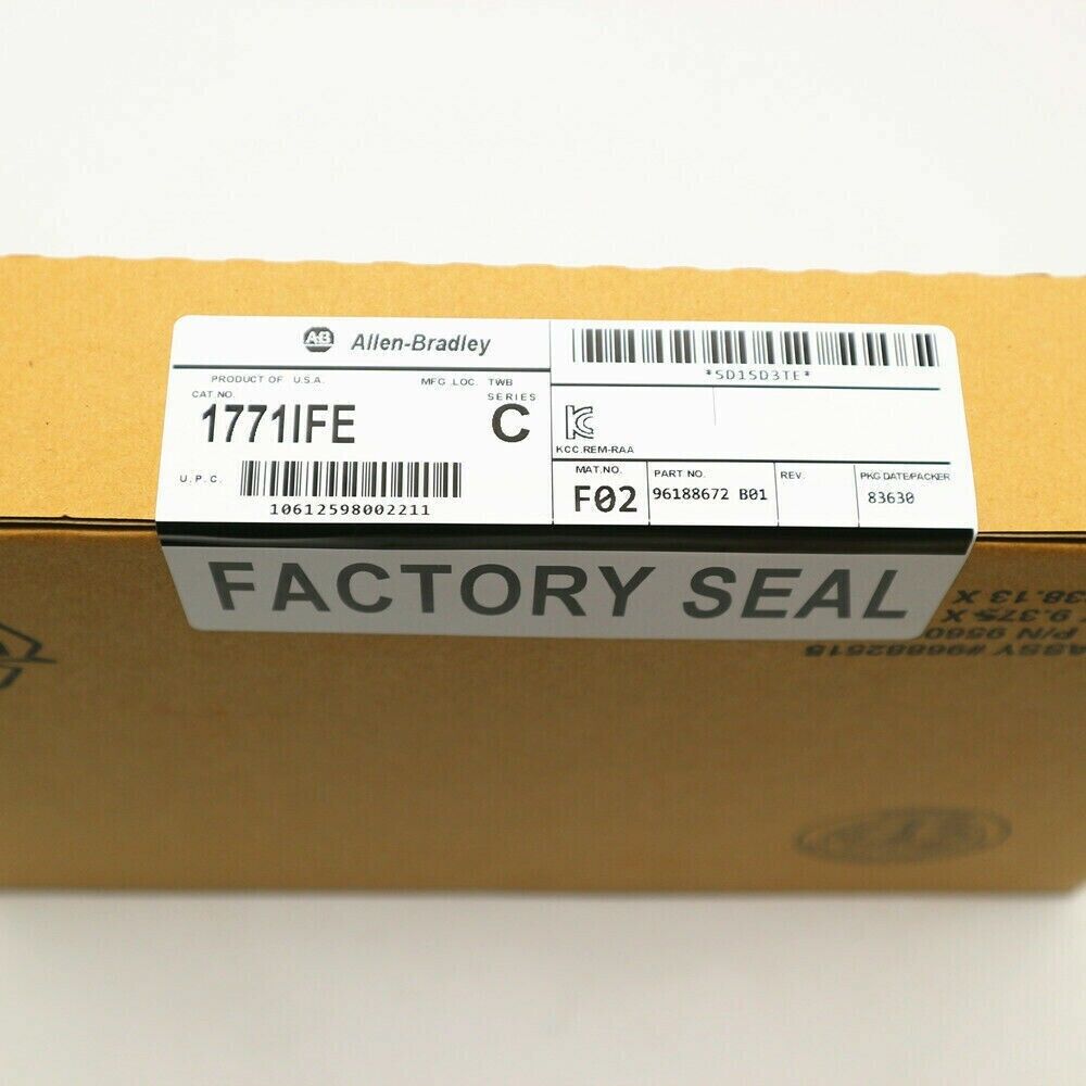 New Factory Sealed AB 1771-IFE SER C PLC-5 Analog Input Module 1771-IFE PLC - IEFELAB