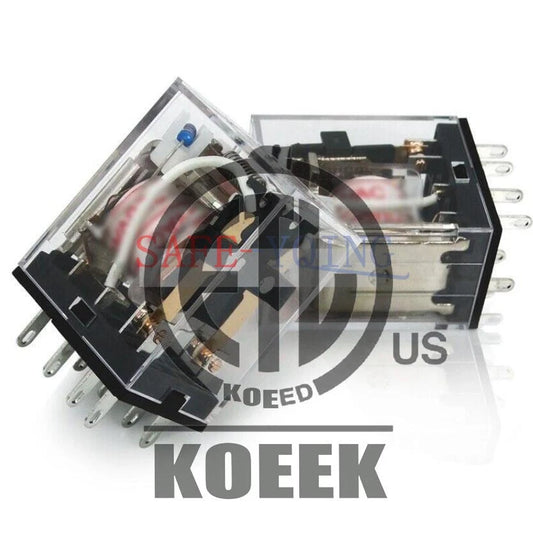 5Pcs CHNT small electromagnetic relay JZX-22F(D)/2Z 8-pin AC24V #Ko