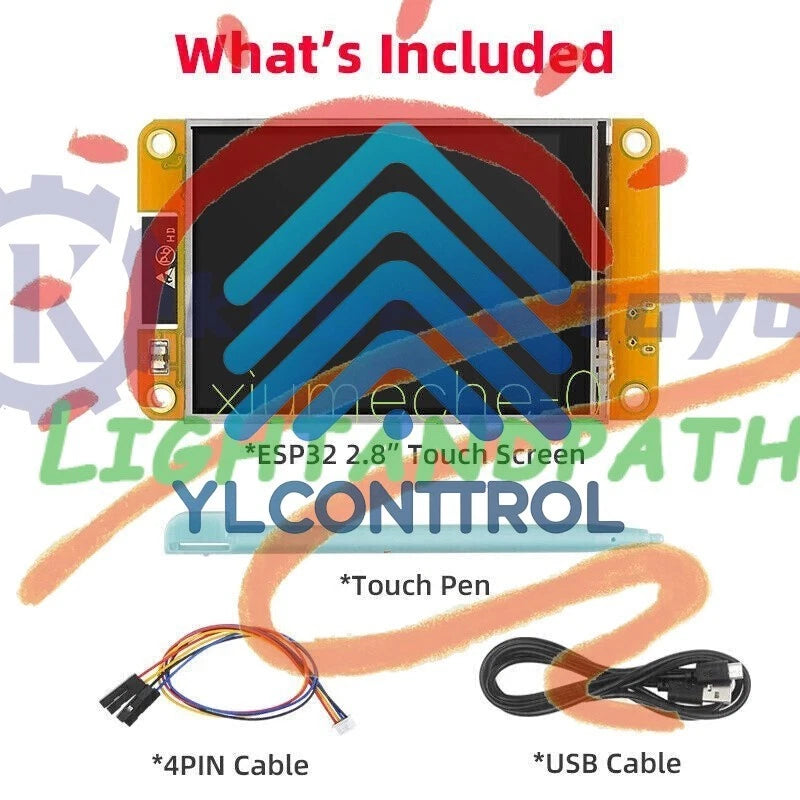 ESP32 WiFi Bluetooth Development Board 2.8in LCD TFT Touch Screen Module 240*320