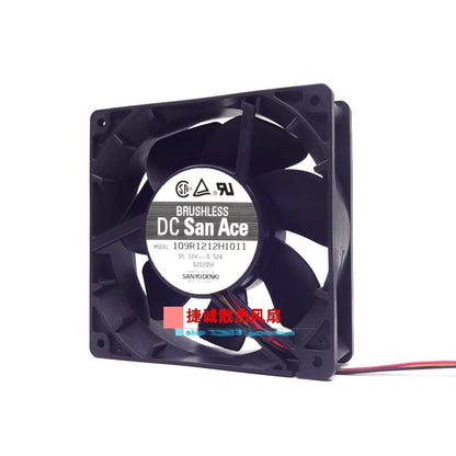 new Sanyo 109R1212H1011 12038 12V 0.52A 12CM 4-wire silent chassis cooling fan