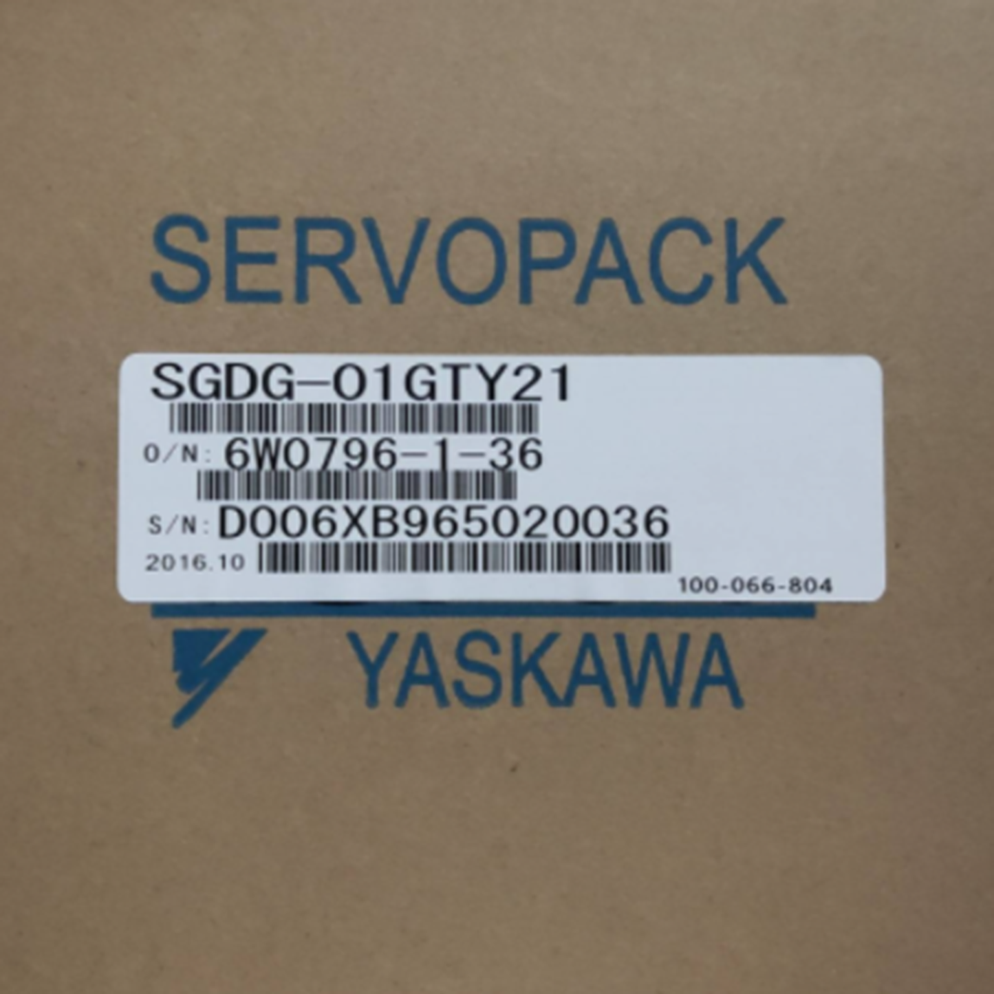 Yaskawa Sgdg-01gty21 Servo Drive - YASKAWA