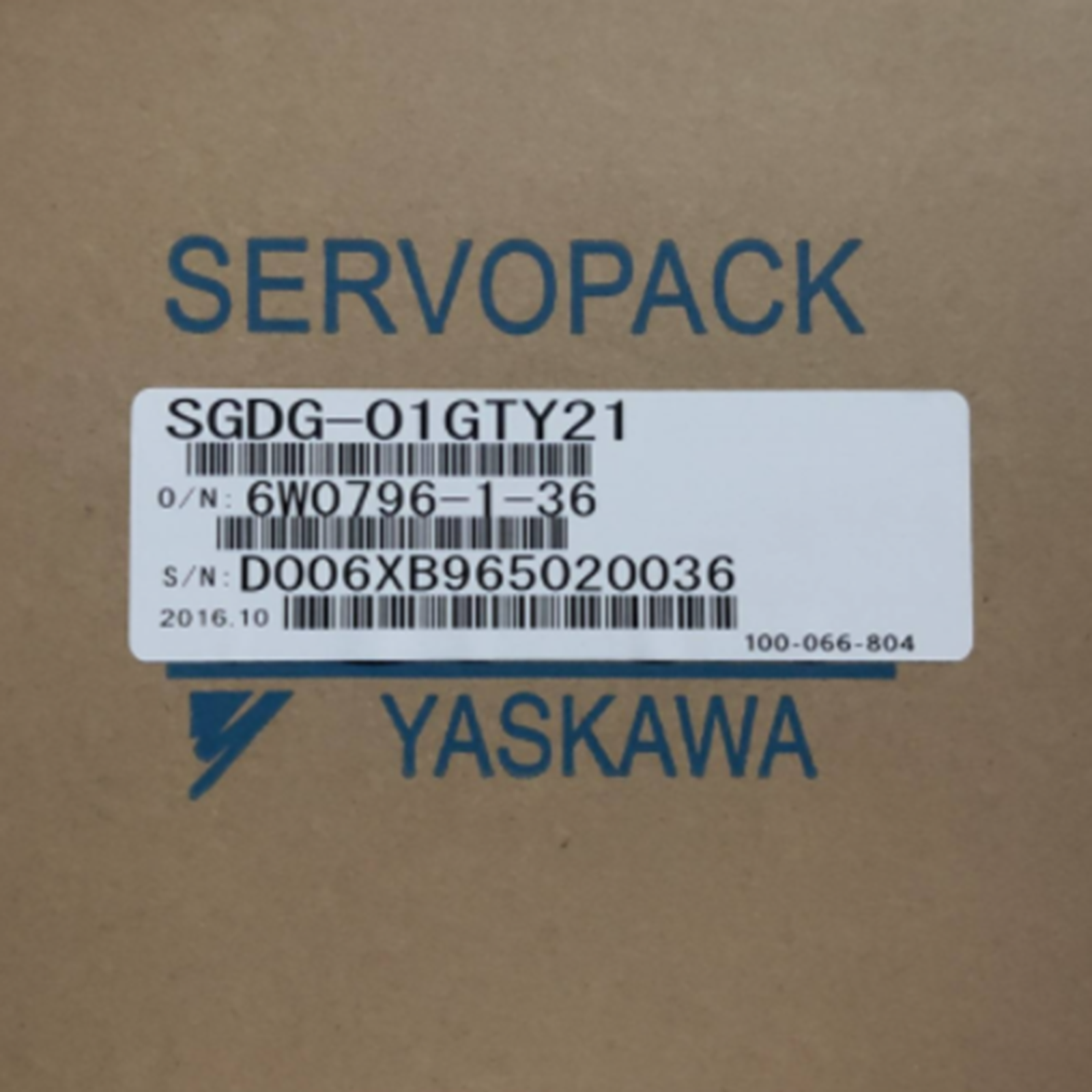 Yaskawa Sgdg-01gty21 Servo Drive - YASKAWA