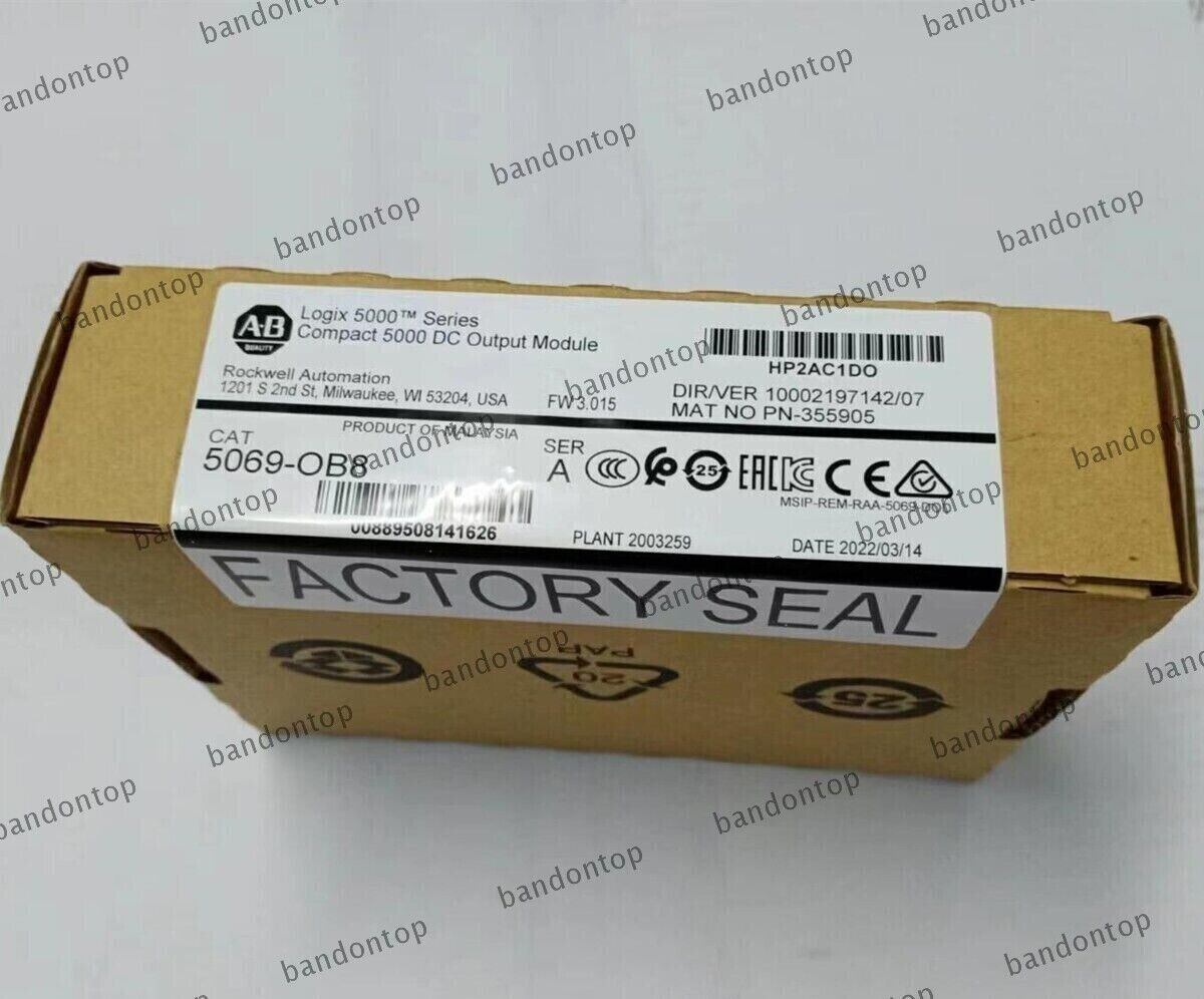 Allen Bradley 5069-OB8 Compact 5000 DC Output Module 5069OB8 Factory Sealed - KOEED