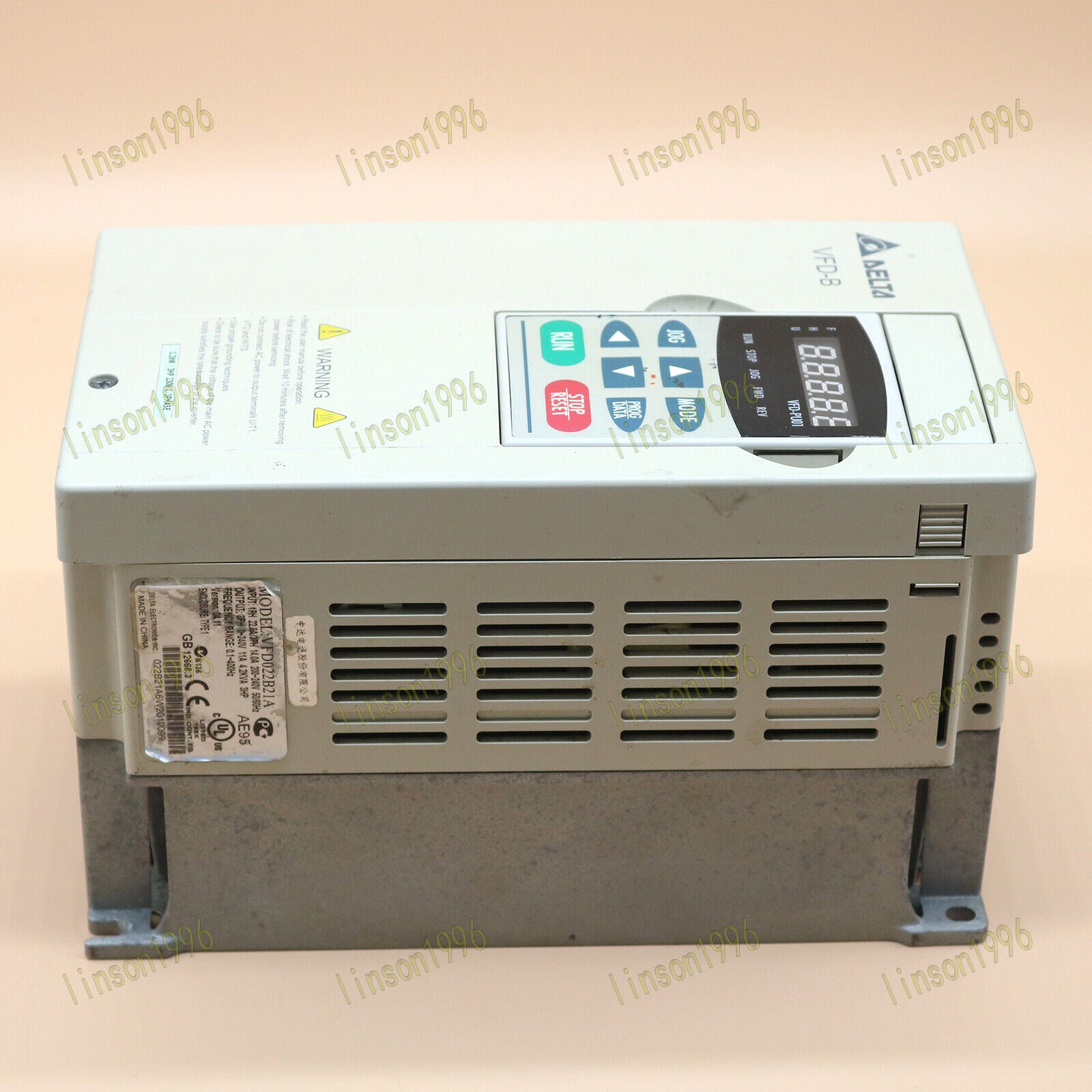 used 1PC  Delta VFD022B21A Inverter 220V-2.2KW Fast Delta