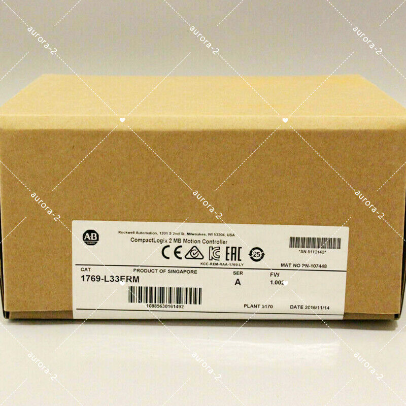 AB 1769-L33ERM New For Allen-Bradley 2 MB Motion Controller 1769L33ERM by Allen-Bradley - ALLEN-BRADLEY