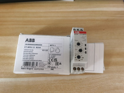 new 1PCS ABB CT-MFD.12 E234 1SVR500020R0000 Time Relay 0.05s-100h In Box - ABB