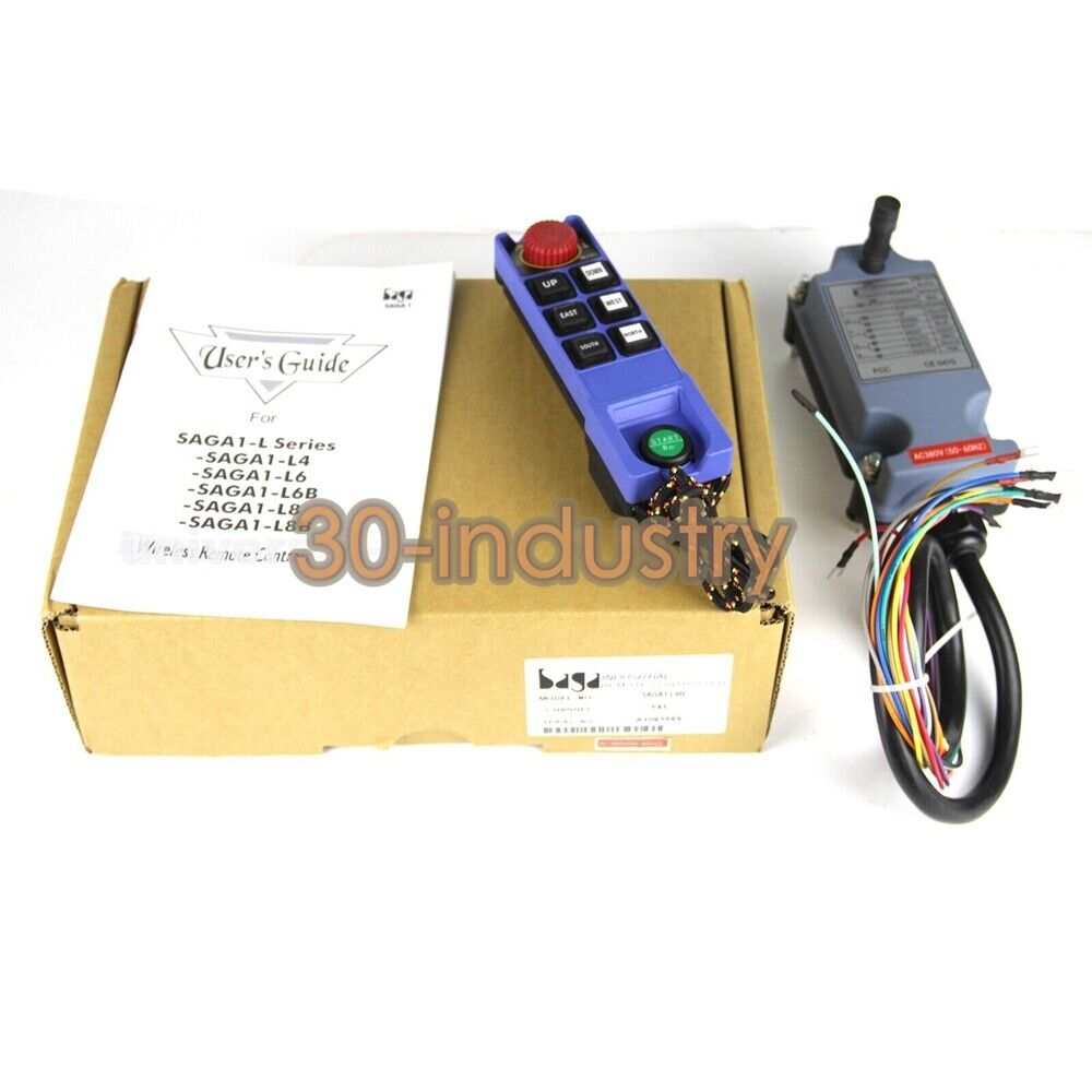 NEW SAGA SAGA1-L8B Crane Wireless Remote Controller AC380V - KOEED