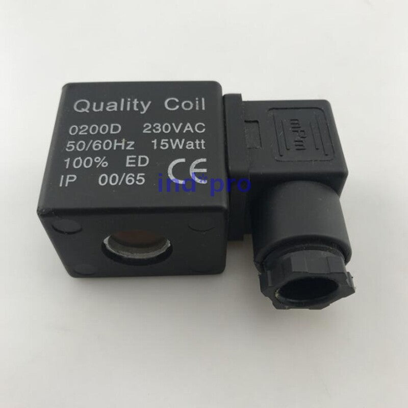 new 1PCS Quality Coil 0200D 230VAC 15W Air Compressor Drain Valve Coil