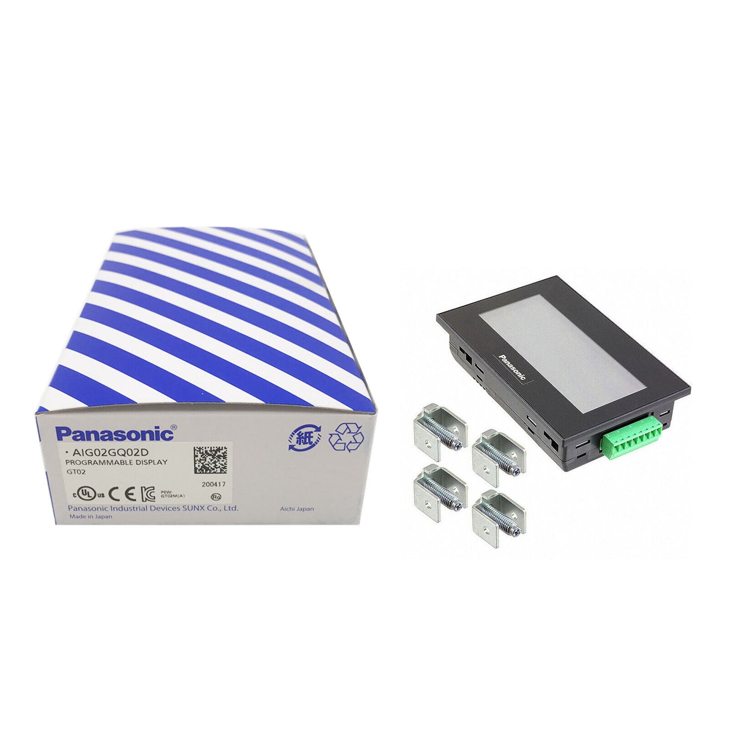 PANASONIC AIG02GQ02D programmable display with high resolution and fast response time for professional use - PANASONIC