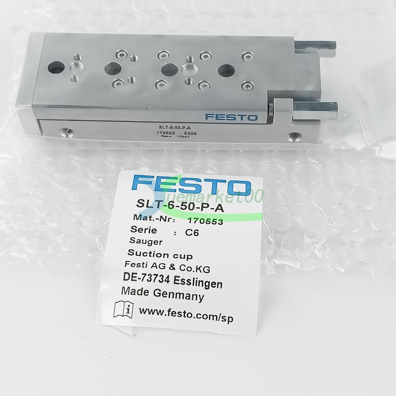 FESTO SLT-6-50-P-A Slide Cylinder – 170553 | Industrial Cylinder Components - FESTO