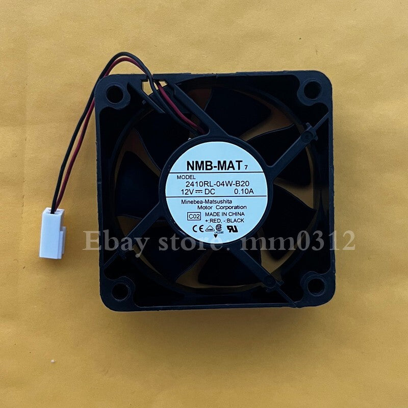 NMB 2410RL-04W-B20 12V 0.1A 6CM cooling fan