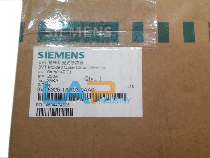 new  FOR SIEMENS Circuit Breaker 3VT8325-1AA03-0AA0