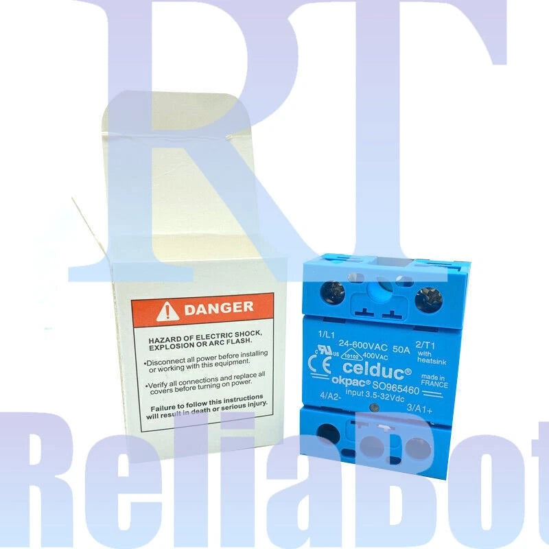 for Celduc Okpac Solid State Relay SO965460 50A/24-600VAC PLC