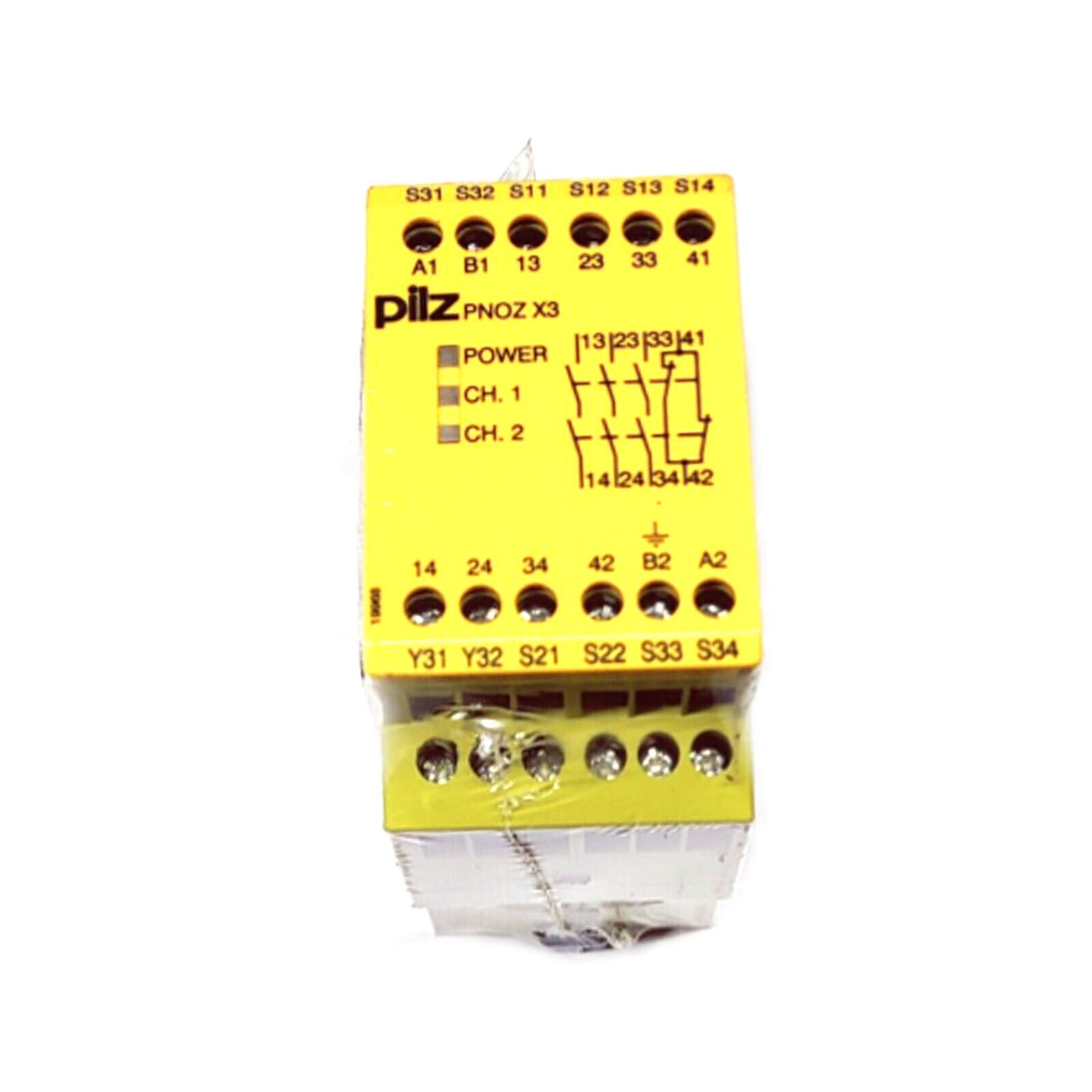 PILZ 774314 Safety Relay PNOZ X3 110VAC 24VDC 1SC - PILZ