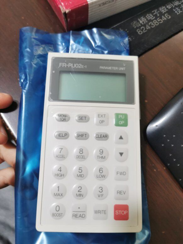 Mitsubishi Inverter Panel FR-PU02E-1 Tested - MITSUBISHI