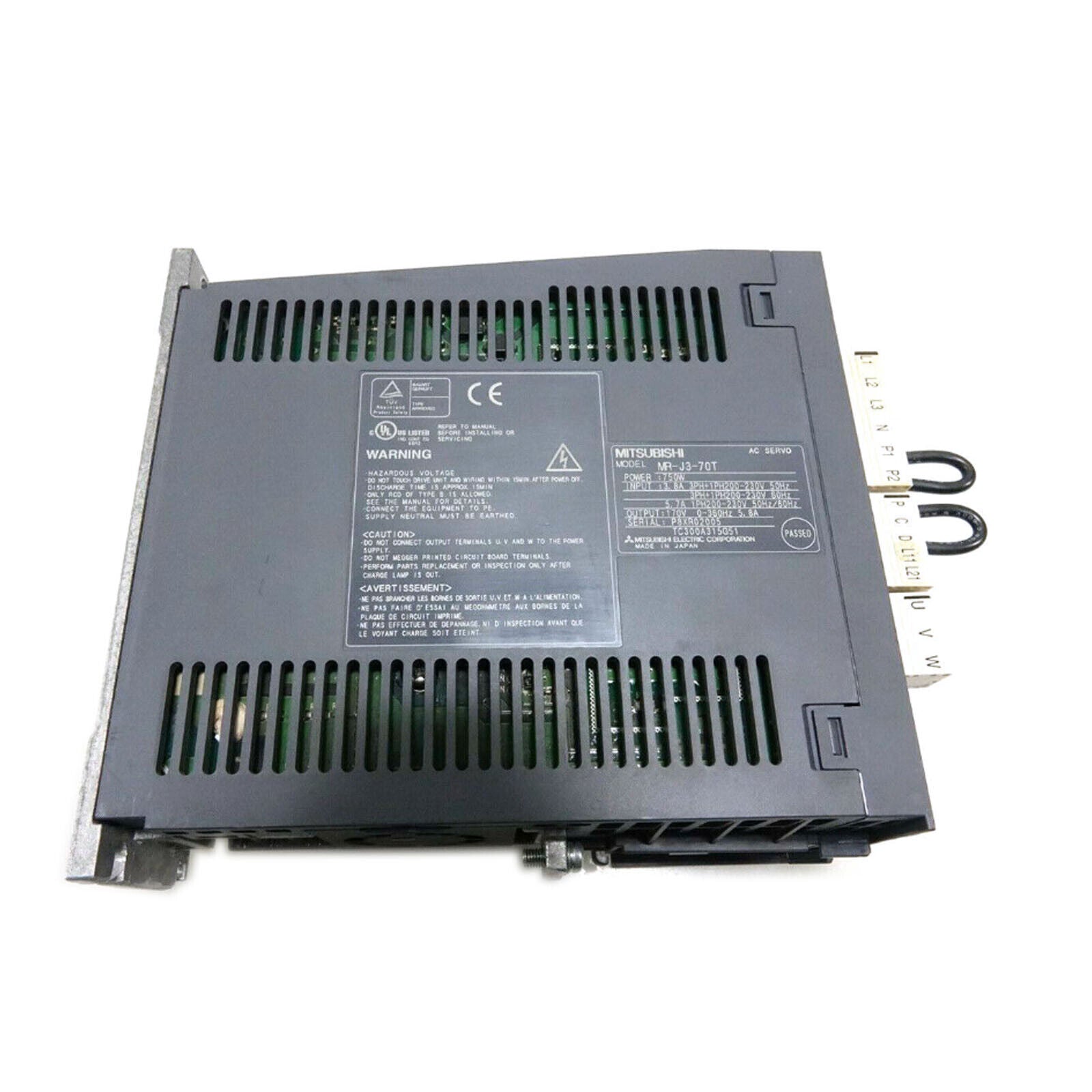 MITSUBISHI MR-J3-70T Servo Driver – New - MITSUBISHI