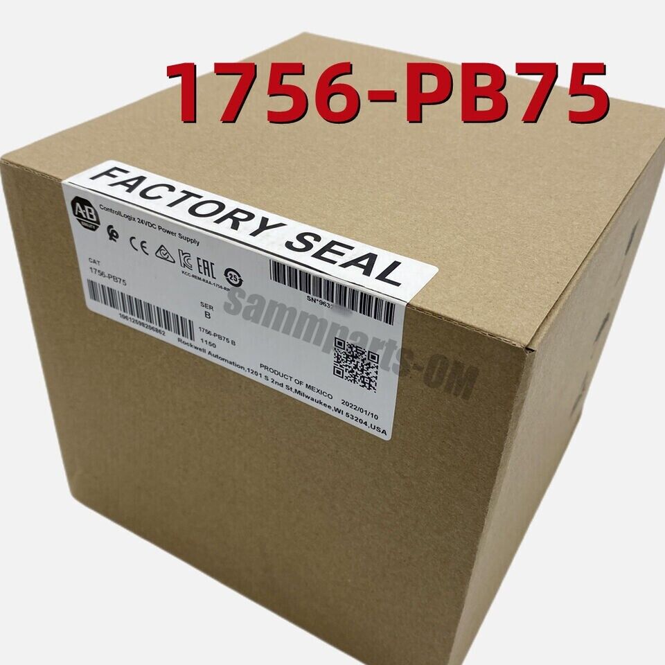 Allen-Bradley ControlLogix AC Power Supply 1756-PB75 2023 NEW - ALLEN-BRADLEY
