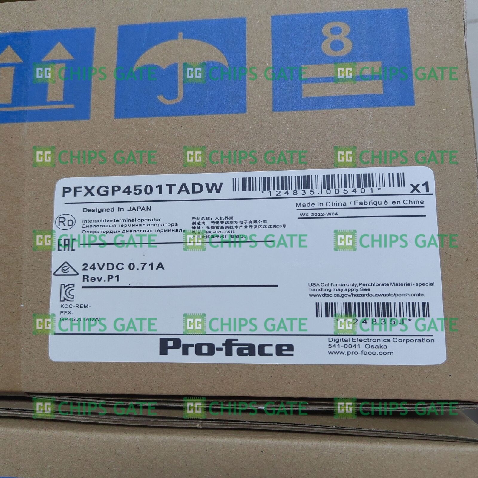 new 1PCS Pro-face HMI PFXGP4501TADW