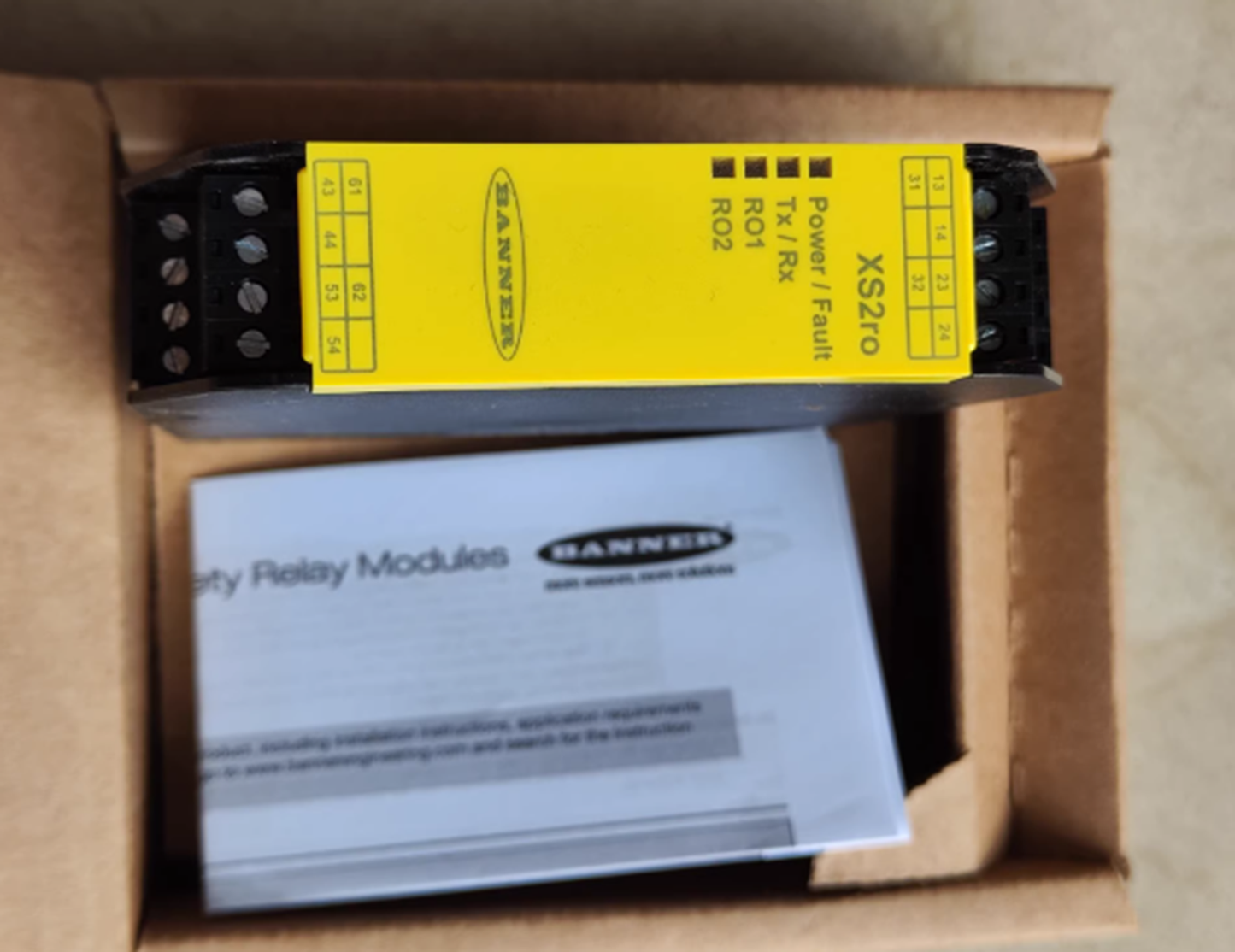 BANNER XS2RO Safety Relay Output Module - BANNER