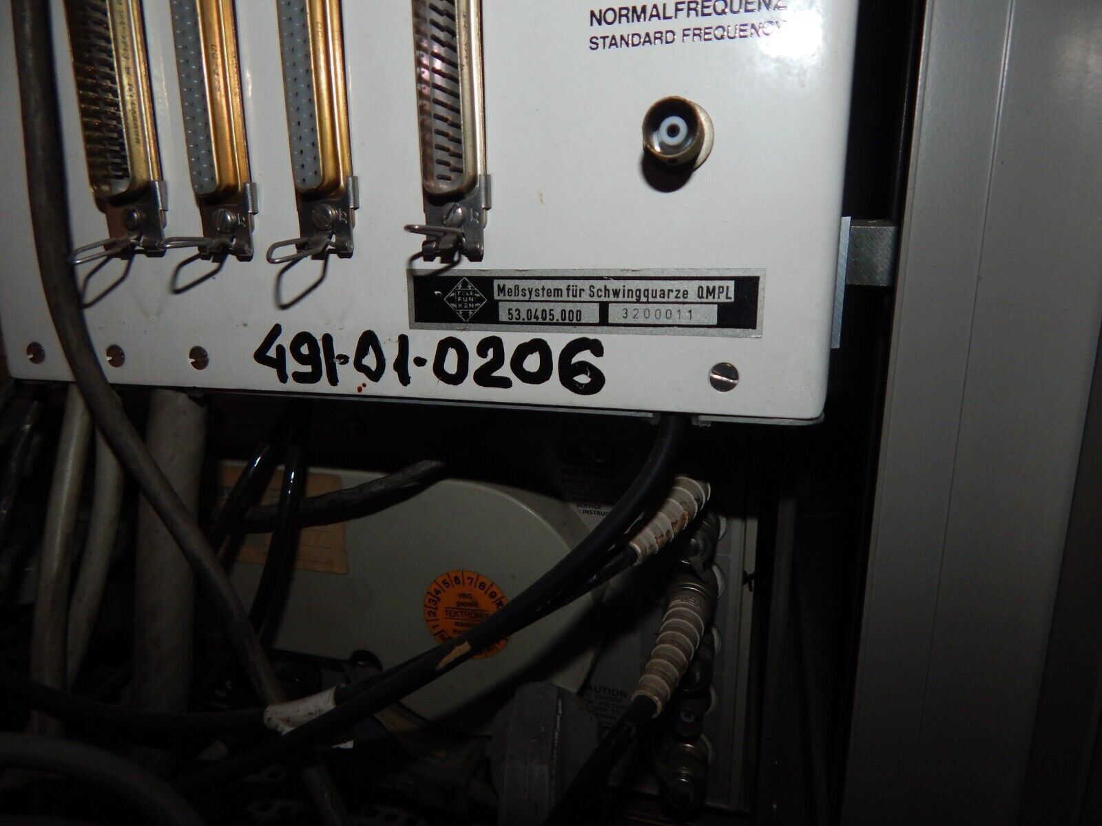 used TELEFUNKEN QMPL 0405 measuring system for quartz crystals computing unit - TELEFUNKEN